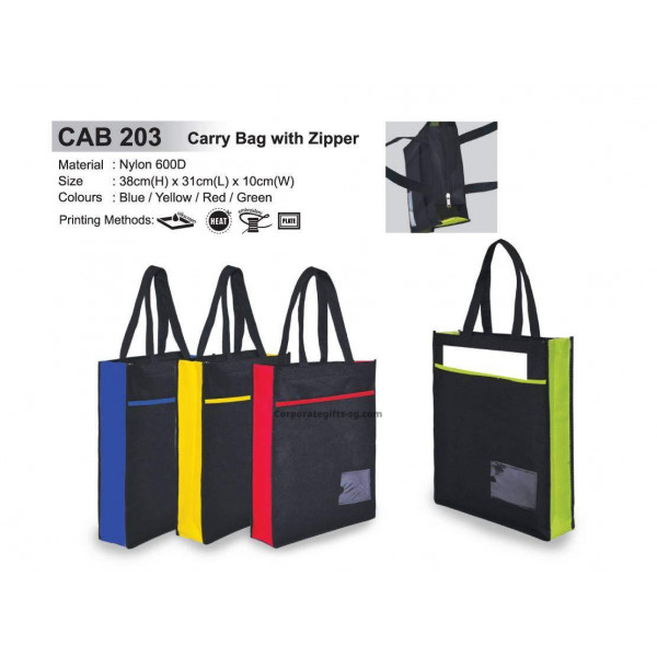 CAB 203 Carry Bag with Zipper